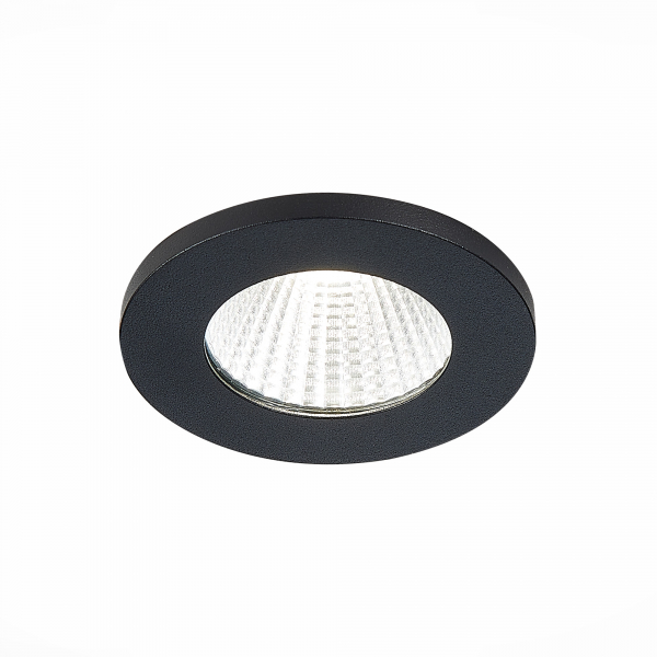 ST704.448.10 Св-к встр. Черный LED 1*10W 4000K 900Lm Ra&gt;90 38° IP20 D80xH60 170-240V Встраиваемые светильники, изображение 2