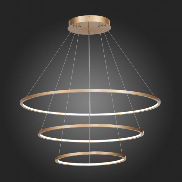 ST603.243.114 Светильник подвесной ST-Luce Золотистый/Белый LED 1*114W 4000K Подвесные светильники, изображение 4