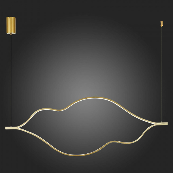SL6106.203.45 Светильник подвесной ST-Luce Золотистый/Белый LED 1*45W 4000K CORTILE, изображение 5
