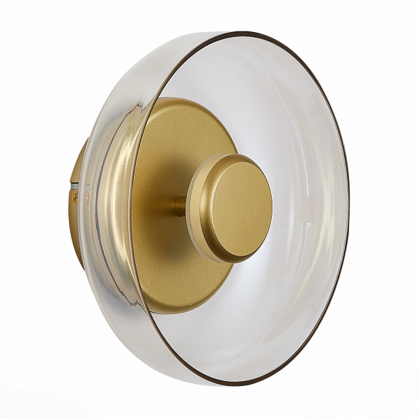 SL6002.201.01 Светильник настенный ST-Luce Золотистый/Янтарный LED 1*7W 4000K LAZIO, изображение 2