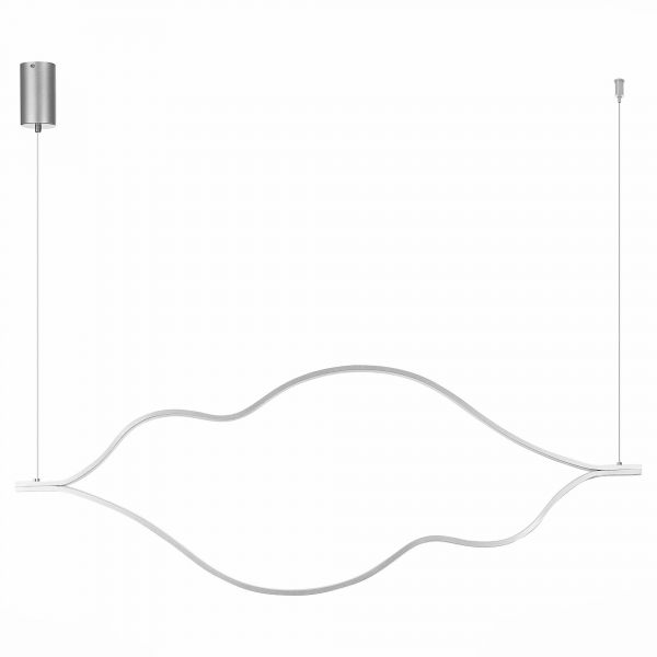SL6106.103.56 Светильник подвесной ST-Luce Никель/Белый LED 1*56W 4000K CORTILE, изображение 2