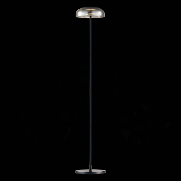 SL6002.405.01 Торшер ST-Luce Черный/Дымчатый LED 1*7W 4000K LAZIO, изображение 2