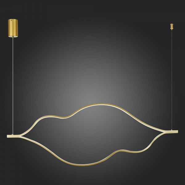 SL6106.203.65 Светильник подвесной ST-Luce Золотистый/Белый LED 1*65W 4000K CORTILE, изображение 5