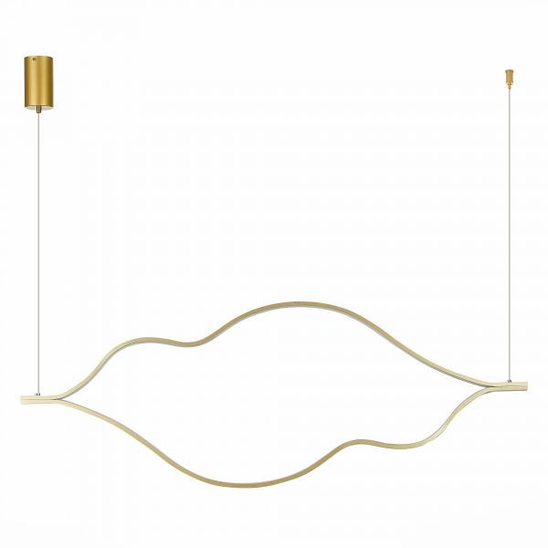 SL6106.203.65 Светильник подвесной ST-Luce Золотистый/Белый LED 1*65W 4000K CORTILE, изображение 2