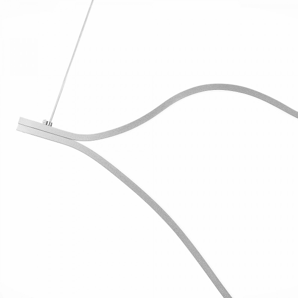 SL6106.103.45 Светильник подвесной ST-Luce Никель/Белый LED 1*45W 4000K CORTILE, изображение 3