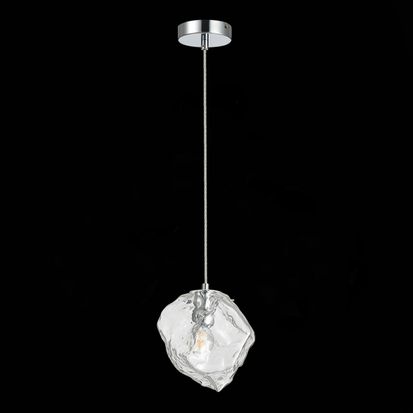 SL1175.103.01 Подвес ST-Luce Хром/Прозрачный E14 1*40W PORTICI, изображение 4