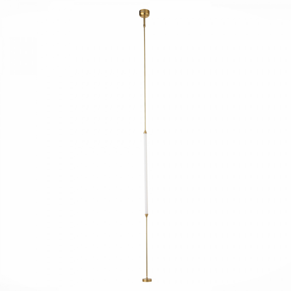 SL6004.305.01 Торшер ST-Luce Латунь/Белый LED 1*20W 3000K OLBIA, изображение 2