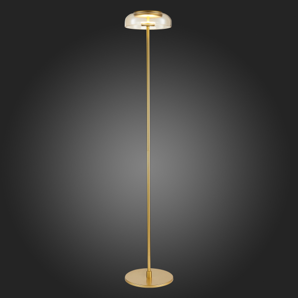 SL6002.205.01 Торшер ST-Luce Золотистый/Янтарный LED 1*7W 4000K LAZIO, изображение 4