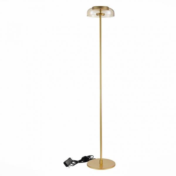 SL6002.205.01 Торшер ST-Luce Золотистый/Янтарный LED 1*7W 4000K LAZIO, изображение 2
