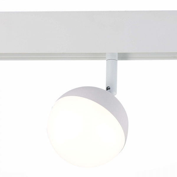 ST358.546.07 Магнитный трековый светильник белый LED 1*7W 4000K 520Lm Ra&gt;80 120° IP20 L120xW90xH192 48V SKYLINE 48