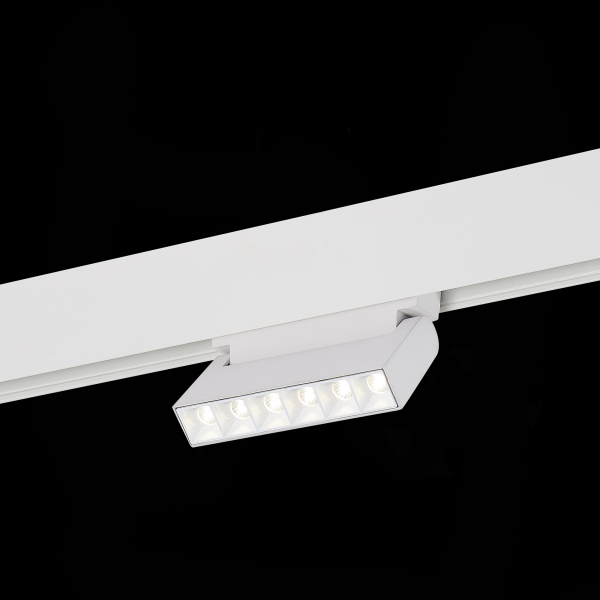 ST364.546.06 Магнитный трековый светильник белый LED 1*6W 4000K 532Lm Ra&gt;80 36° IP20 L120xW22xH108 48V SKYLINE 48, изображение 4