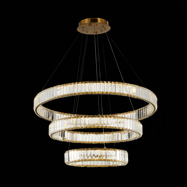 SL1622.303.03 Люстра подвесная ST-Luce Латунь/Прозрачный LED 1*122W 4000K TIVOLI, изображение 5