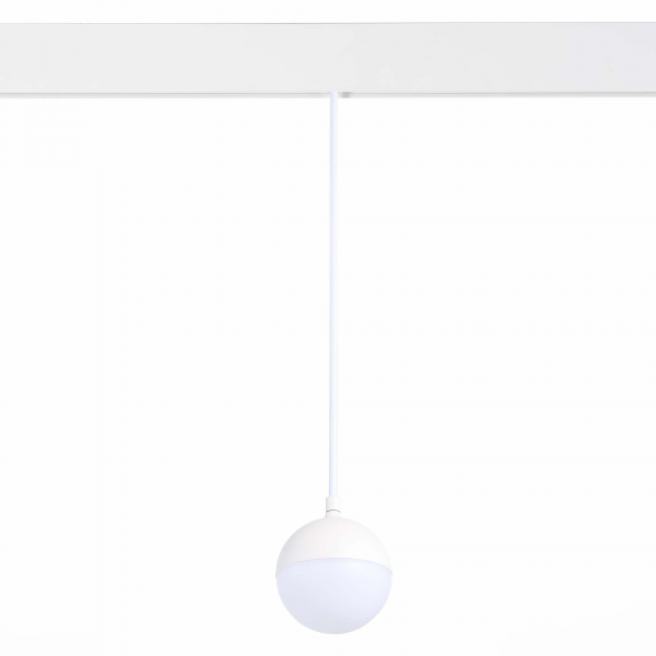 ST358.543.07 Магнитный трековый светильник подвесной Белый LED 1*7W 4000K 520Lm Ra&gt;80 120° IP20 D90xH90 48V SKYLINE 48, изображение 2