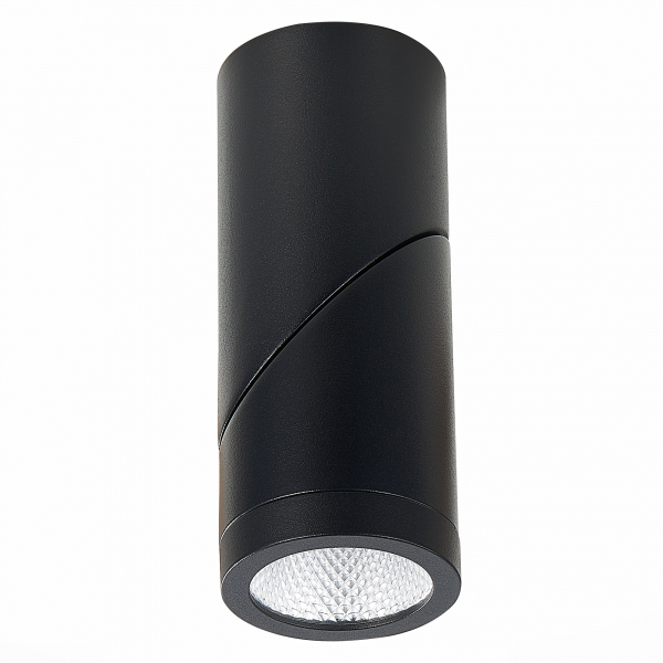 ST650.442.10 Светильник потолочный Черный LED 1*10W 4000K 800Lm Ra&gt;90 38° IP44 D62xH151 165-265V Накладные светильники, изображение 4