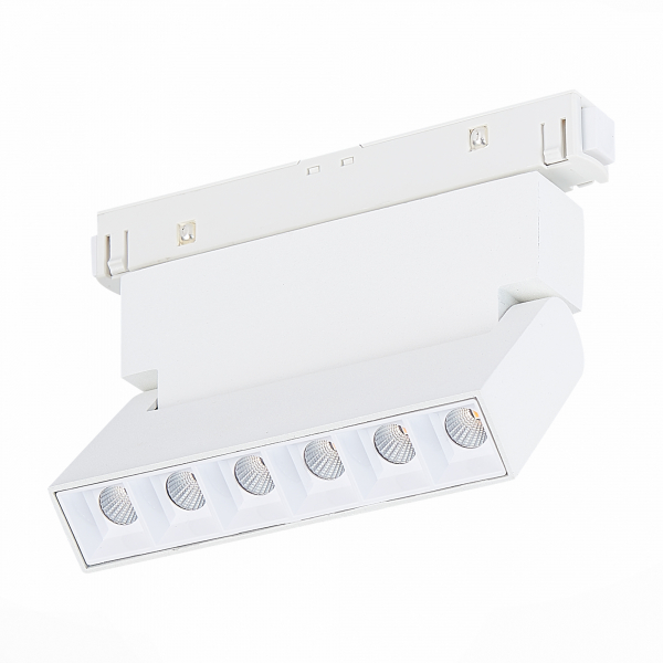 ST364.536.06 Магнитный трековый светильник белый LED 1*6W 3000K 532Lm Ra&gt;80 36° IP20 L120xW22xH108 48V SKYLINE 48, изображение 3
