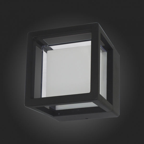 SL9504.401.01 Светильник уличный настенный ST-Luce Черный/Белый LED 1*5W 4000K ALCENO, изображение 3