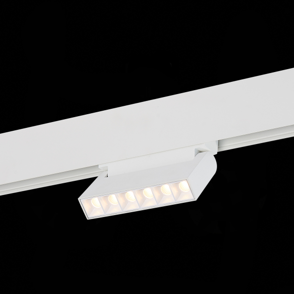 ST364.536.06 Магнитный трековый светильник белый LED 1*6W 3000K 532Lm Ra&gt;80 36° IP20 L120xW22xH108 48V SKYLINE 48, изображение 4