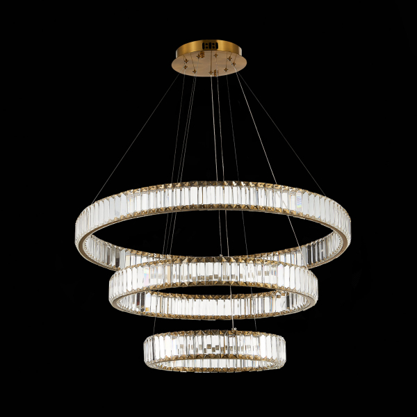 SL1622.303.03 Люстра подвесная ST-Luce Латунь/Прозрачный LED 1*122W 4000K TIVOLI, изображение 6