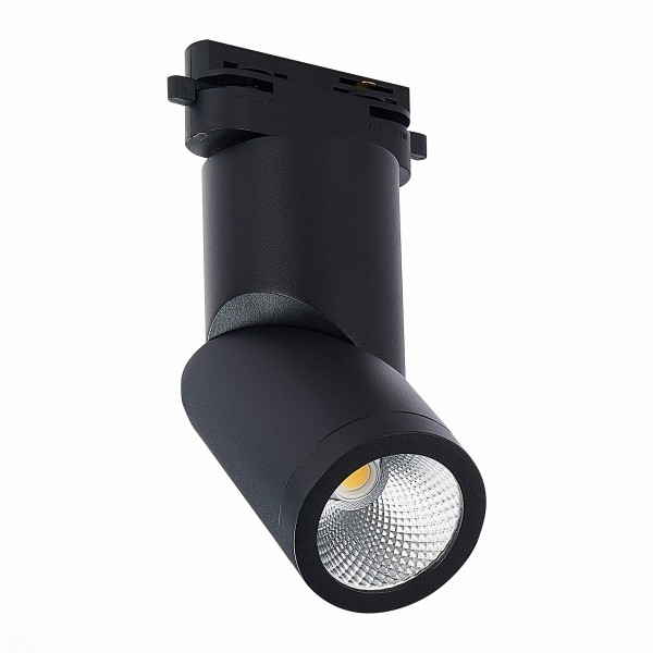ST650.446.10 Св-к трек. Черный LED 1*10W 4000K 800Lm Ra&gt;90 38° IP20 D60xH190 165-265V Однофазная трековая система, изображение 2
