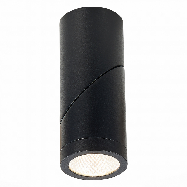 ST650.442.10 Светильник потолочный Черный LED 1*10W 4000K 800Lm Ra&gt;90 38° IP44 D62xH151 165-265V Накладные светильники, изображение 3