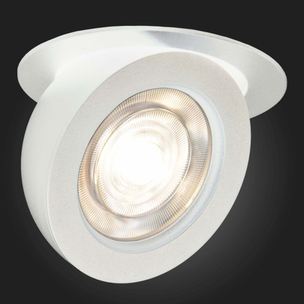 ST654.548.10 Св-к встр. Белый LED 1*10W 4000K 850Lm Ra&gt;90 38° IP20 D109xH60 180-240V Встраиваемые светильники, изображение 4