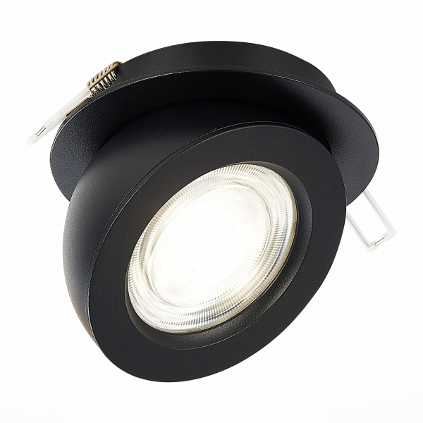 ST654.438.10 Св-к встр. Черный LED 1*10W 3000K 850Lm Ra&gt;90 38° IP20 D109xH60 180-240V Встраиваемые светильники, изображение 2
