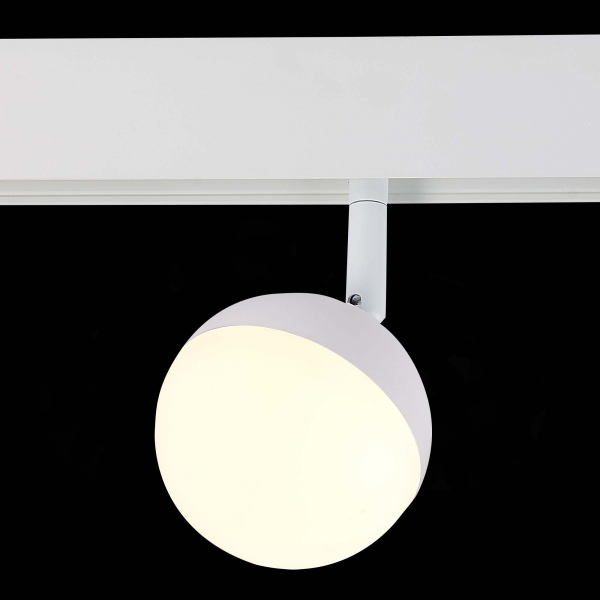 ST358.536.07 Магнитный трековый светильник Белый LED 1*7W 3000K 520Lm Ra&gt;80 120° IP20 L120xW90xH192 48V SKYLINE 48, изображение 4