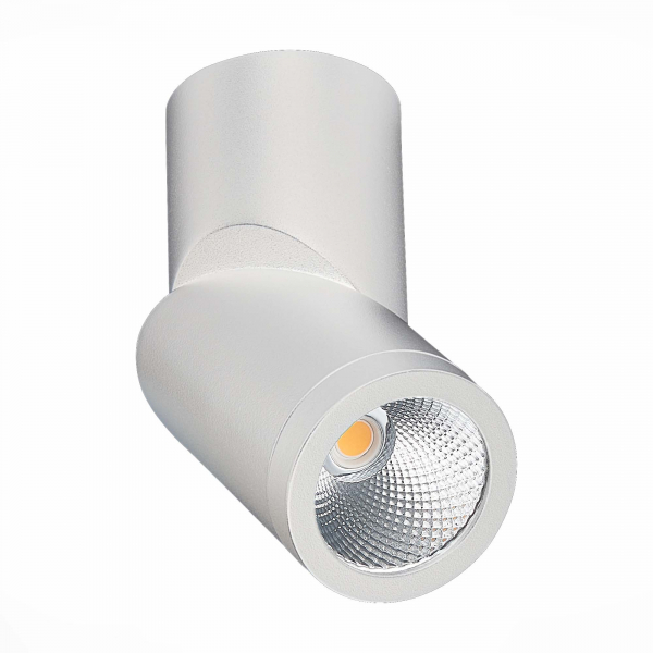 ST650.532.10 Светильник потолочный Белый LED 1*10W 3000K 800Lm Ra&gt;90 38° IP44 D62xH151 165-265V Накладные светильники, изображение 2