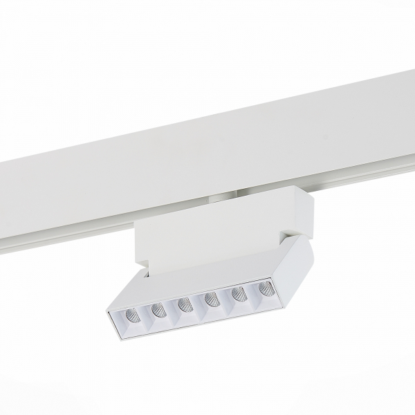 ST362.536.06 Магнитный трековый светильник белый LED 1*6W 3000K 532Lm Ra&gt;80 36° IP20 L120xW22xH134 48V SKYLINE 48, изображение 2