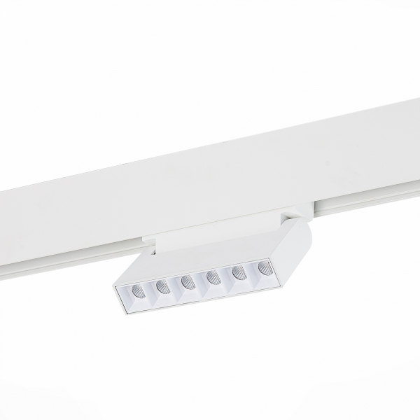ST364.546.06 Магнитный трековый светильник белый LED 1*6W 4000K 532Lm Ra&gt;80 36° IP20 L120xW22xH108 48V SKYLINE 48, изображение 2