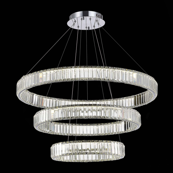 SL1622.103.03 Люстра подвесная ST-Luce Хром/Прозрачный LED 1*122W 4000K TIVOLI, изображение 6