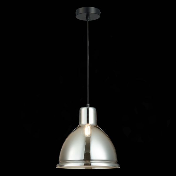 SLE114713-01 Подвес Черный/Хром E27 1*60W BACCHI, изображение 4