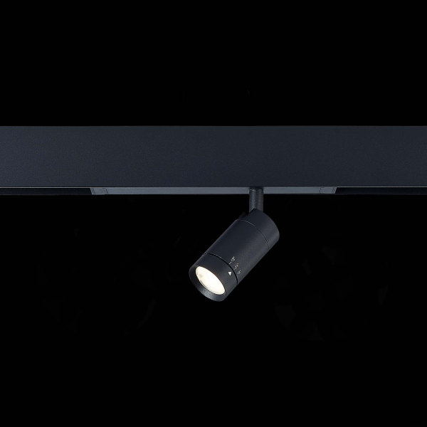 ST658.496.07 Св-к трек. SMART Zoom Черный LED 1*7W 2700K-6000K 400Lm Ra&gt;90 15-38 IP20 D40xH90 220V SKYLINE 220, изображение 4