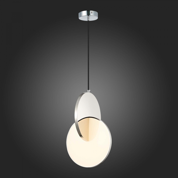 SL6107.103.01 Светильник подвесной ST-Luce Хром/Белый Хром LED 1*14W 3000K Eclisse, изображение 7