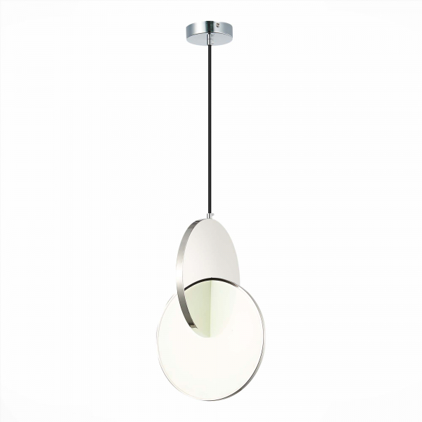 SL6107.103.01 Светильник подвесной ST-Luce Хром/Белый Хром LED 1*14W 3000K Eclisse, изображение 4
