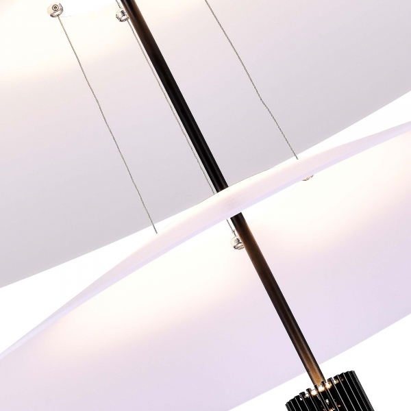 SL6101.403.01 Люстра подвесная ST-Luce Черный/Белый LED 1*10W 3000K ISOLA, изображение 4