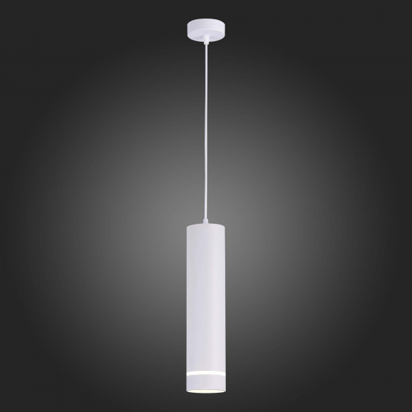 ST115.533.12 Светильник подвесной Белый LED 1*12W 3000K 936Lm Ra&gt;90 120° IP20 D80xH300 165-265V Подвесные светильники, изображение 5