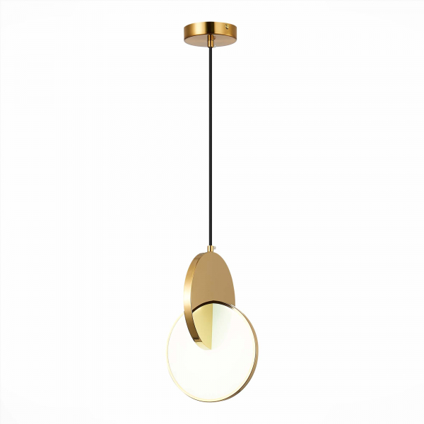SL6107.213.01 Светильник подвесной ST-Luce Золотистый/Белый Золотистый LED 1*12W 3000K Eclisse, изображение 4