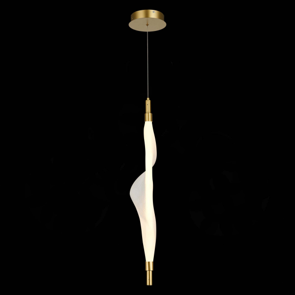 SL6109.213.01 Светильник подвесной ST-Luce Золотистый/Белый LED 1*25W 3000K ALBA, изображение 4