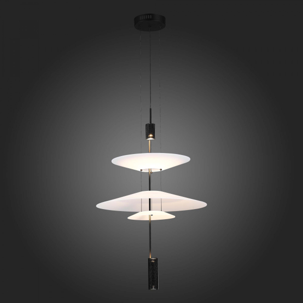 SL6101.413.01 Люстра подвесная ST-Luce Черный/Белый LED 1*15W 3000K ISOLA, изображение 6