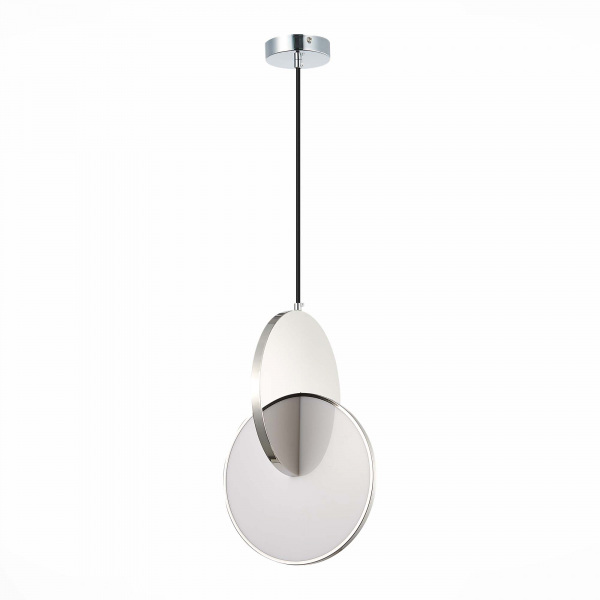 SL6107.103.01 Светильник подвесной ST-Luce Хром/Белый Хром LED 1*14W 3000K Eclisse, изображение 2