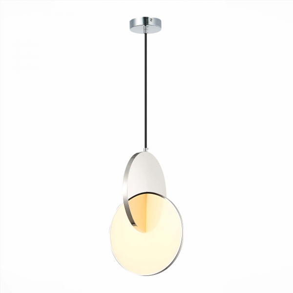 SL6107.103.01 Светильник подвесной ST-Luce Хром/Белый Хром LED 1*14W 3000K Eclisse, изображение 3