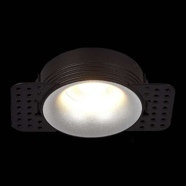 ST218.418.01 Св-к встр. Черный GU10 1*50W  IP20 D78xH30 165-265V Без ламп Встраиваемые светильники, изображение 3