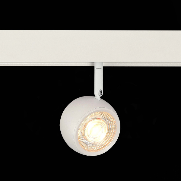 ST355.536.10 Магнитный трековый светильник Белый LED 1*10W 3000K 470Lm Ra&gt;80 36° IP20 L120xW50xH176 48V SKYLINE 48, изображение 6