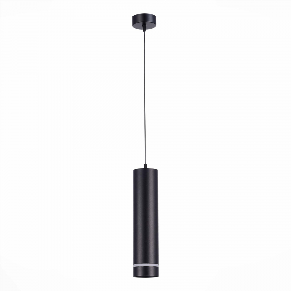 ST115.433.12 Светильник подвесной Черный LED 1*12W 3000K 936Lm Ra&gt;90 120° IP20 D80xH300 165-265V Подвесные светильники, изображение 2