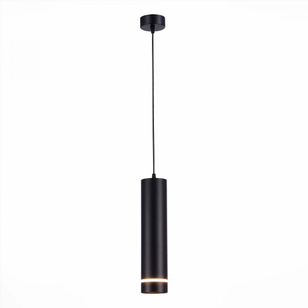 ST115.443.12 Светильник подвесной Черный LED 1*12W 4000K 936Lm Ra&gt;90 120° IP20 D80xH300 165-265V Подвесные светильники