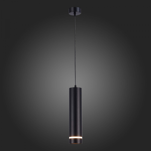 ST115.443.12 Светильник подвесной Черный LED 1*12W 4000K 936Lm Ra&gt;90 120° IP20 D80xH300 165-265V Подвесные светильники, изображение 5