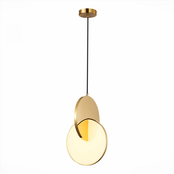 SL6107.203.01 Светильник подвесной ST-Luce Золотистый/Белый Золотистый LED 1*14W 3000K Eclisse, изображение 3