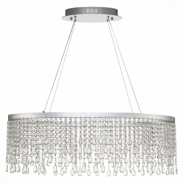 SL6201.103.37 Люстра подвесная ST-Luce Серебристый/Прозрачный LED 1*37W 3000K/4000K/6000K VEGA, изображение 2