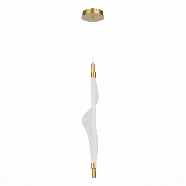 SL6109.213.01 Светильник подвесной ST-Luce Золотистый/Белый LED 1*25W 3000K ALBA, изображение 2